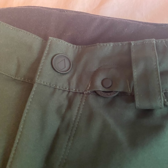 Volcom Freakin Snow Chino Pants, Green - Size XS - Picture 3 of 9